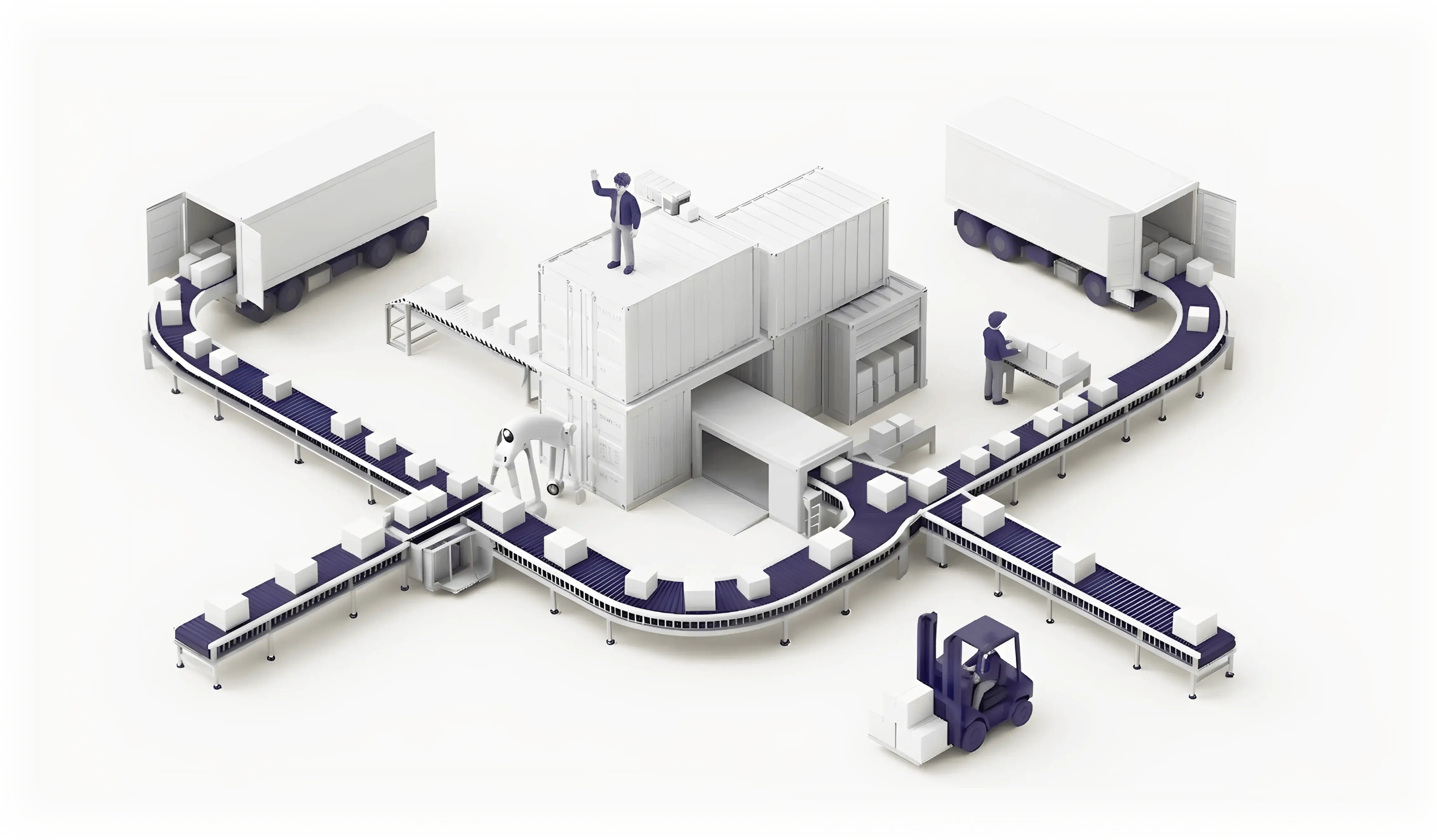 Sales channels and carriers converging on one shipping hub